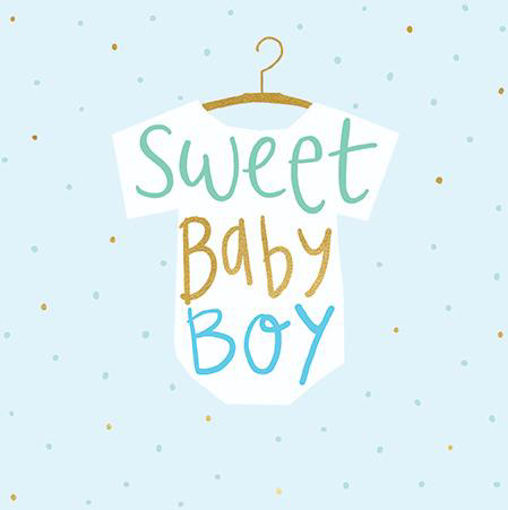 Picture of SWEET BABY BOY CARD